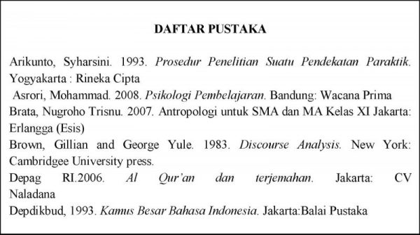 41++ Contoh daftar pustaka makalah singkat dari buku info