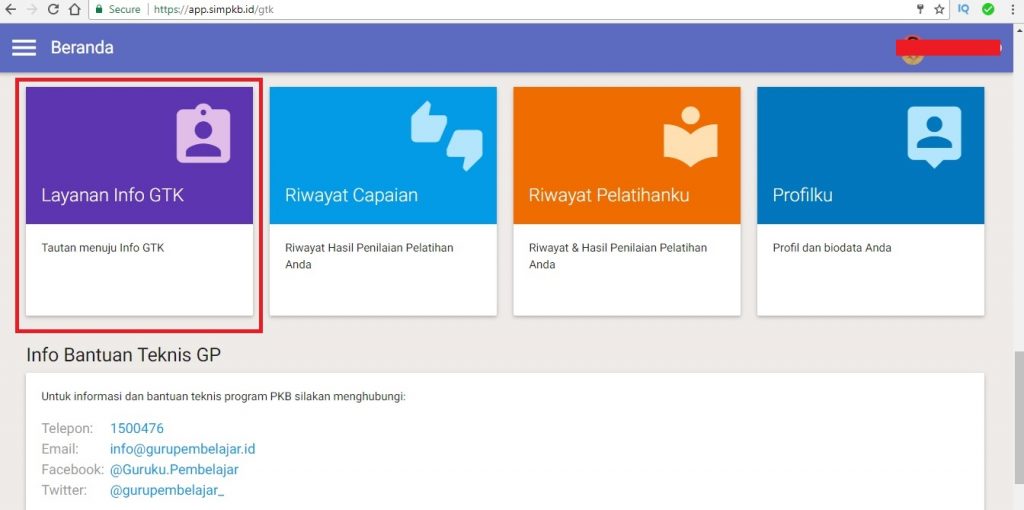 Cara Cek Info GTK di SIM PKB