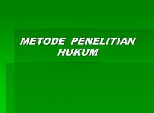 metode penelitian hukum