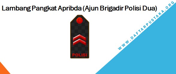 Lambang Pangkat Apribda (Ajun Brigadir Polisi Dua)