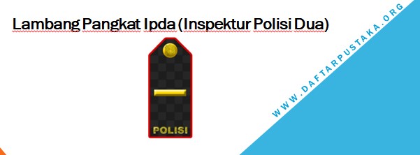 Lambang Pangkat Ipda (Inspektur Polisi Dua)