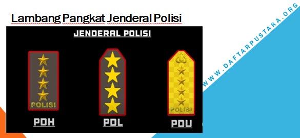 Lambang Pangkat Jenderal Polisi