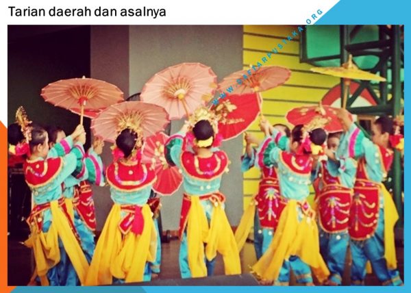 Tarian daerah dan asalnya