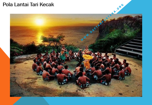 Pola Lantai Tari Kecak