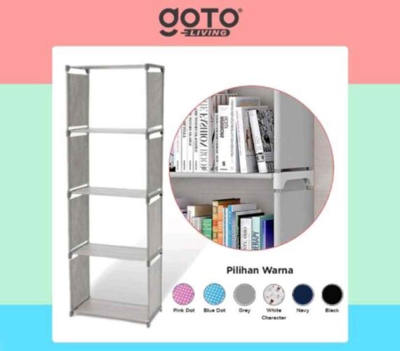 rak buku minimalis