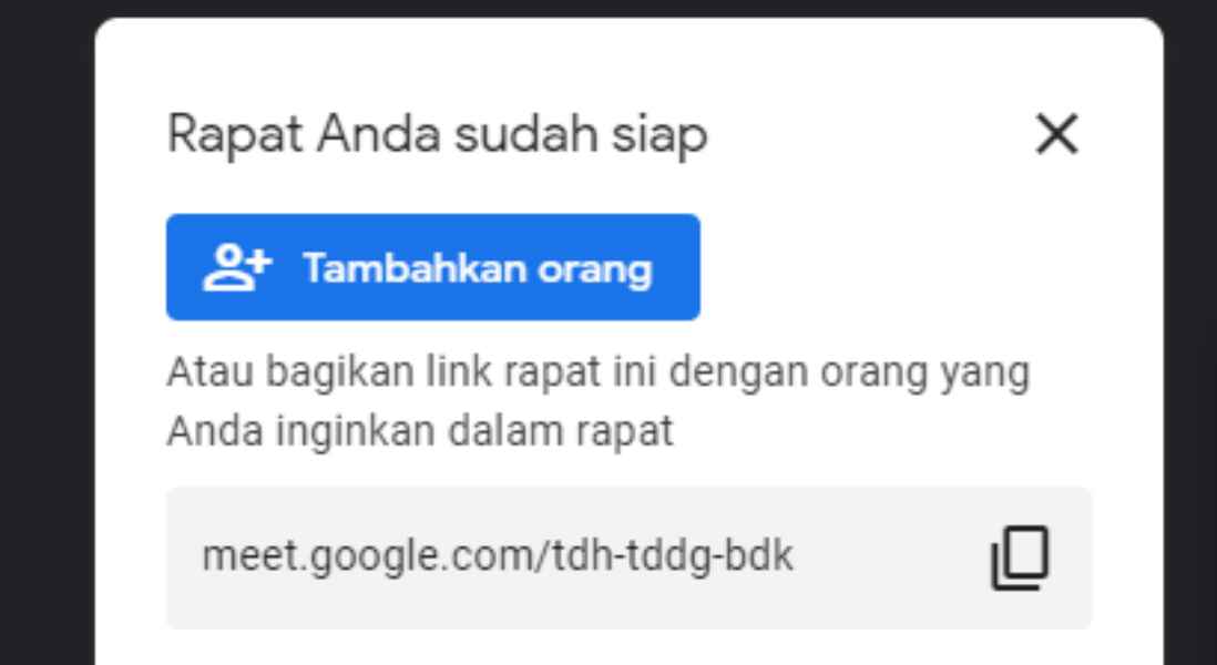 Gmeet itu apa artinya,