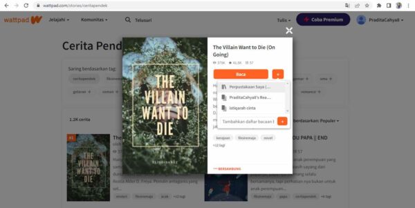 cara membuat akun Wattpad tanpa email